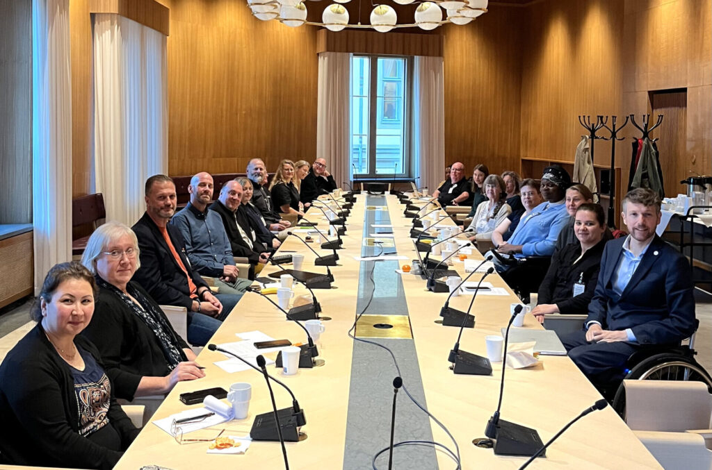 Deltagarna vid Ledamotshuset, hos Miljöpartiet