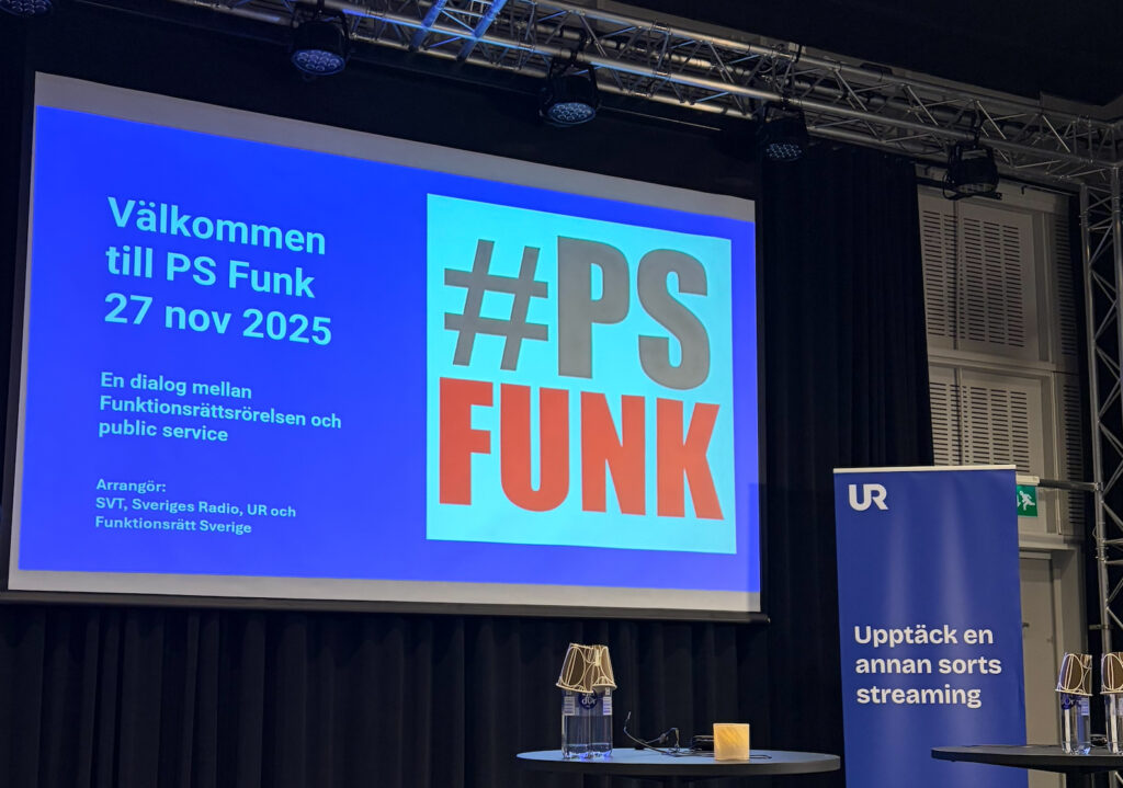 PS Funk i Sveriges Radios lokaler.